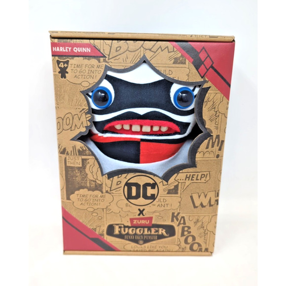 Fuggler Harley Quinn DC X Zuru Fuggler Funny Ugly Monster Collectors Edition Toy - Picture 1 of 2